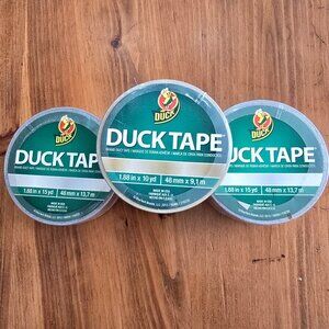 Silver & Gold 3 New Rolls Duck Brand Duct Tape